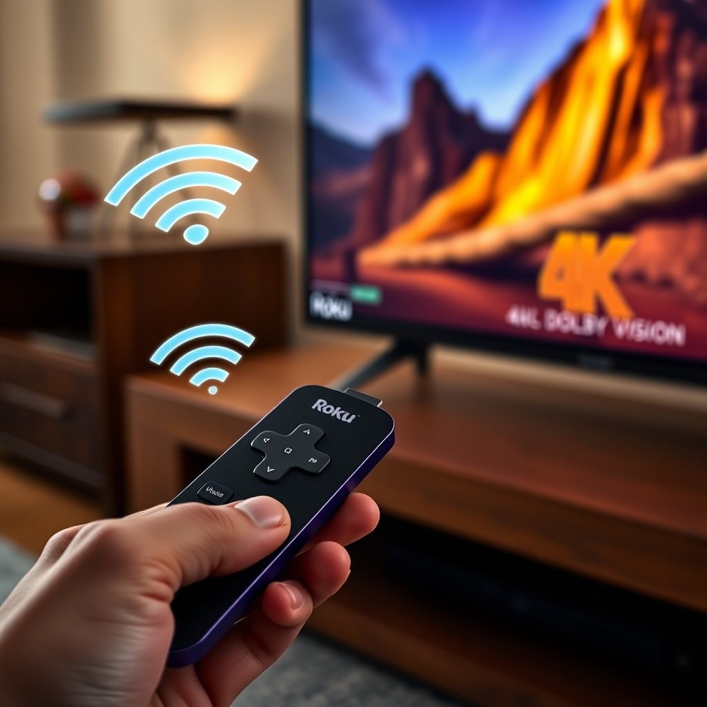 Roku 4K: 7 Ultimate Secrets For Amazing Streaming In 2026 2 Roku 4K in action