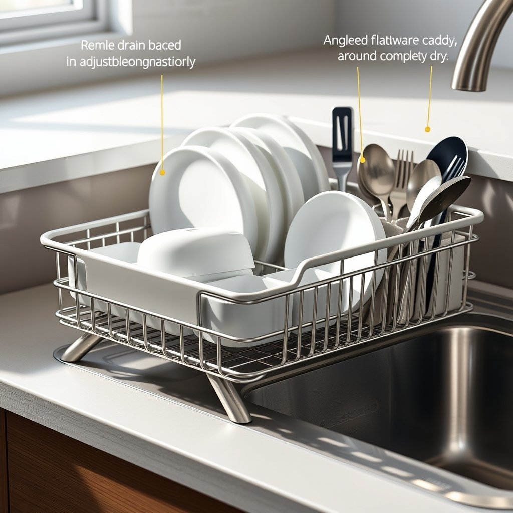 Dish Rack: 10 Ultimate Steps For The Best Kitchen Organization In 2026 2 dish rack in action