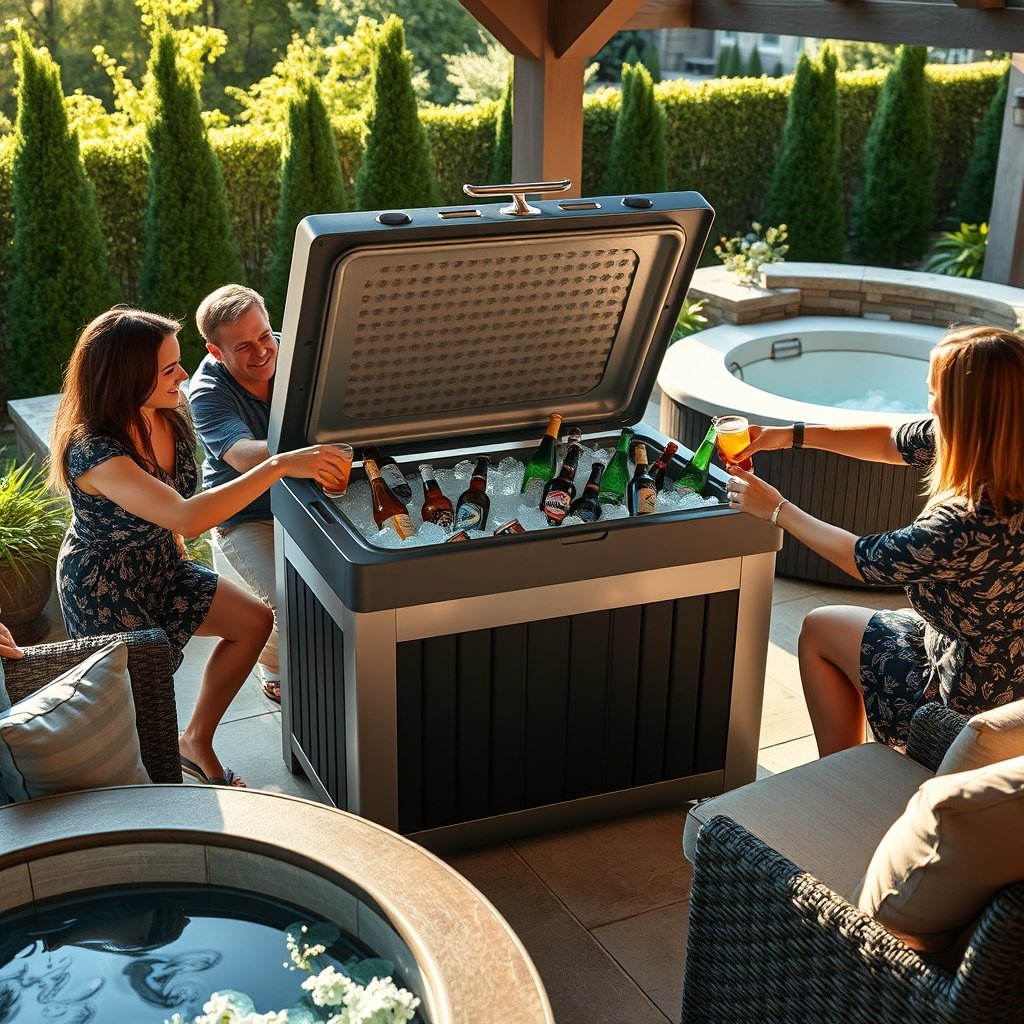 Patio Cooler: 7 Ultimate Steps For Amazing Outdoor Entertaining In 2026 2 Patio cooler in action