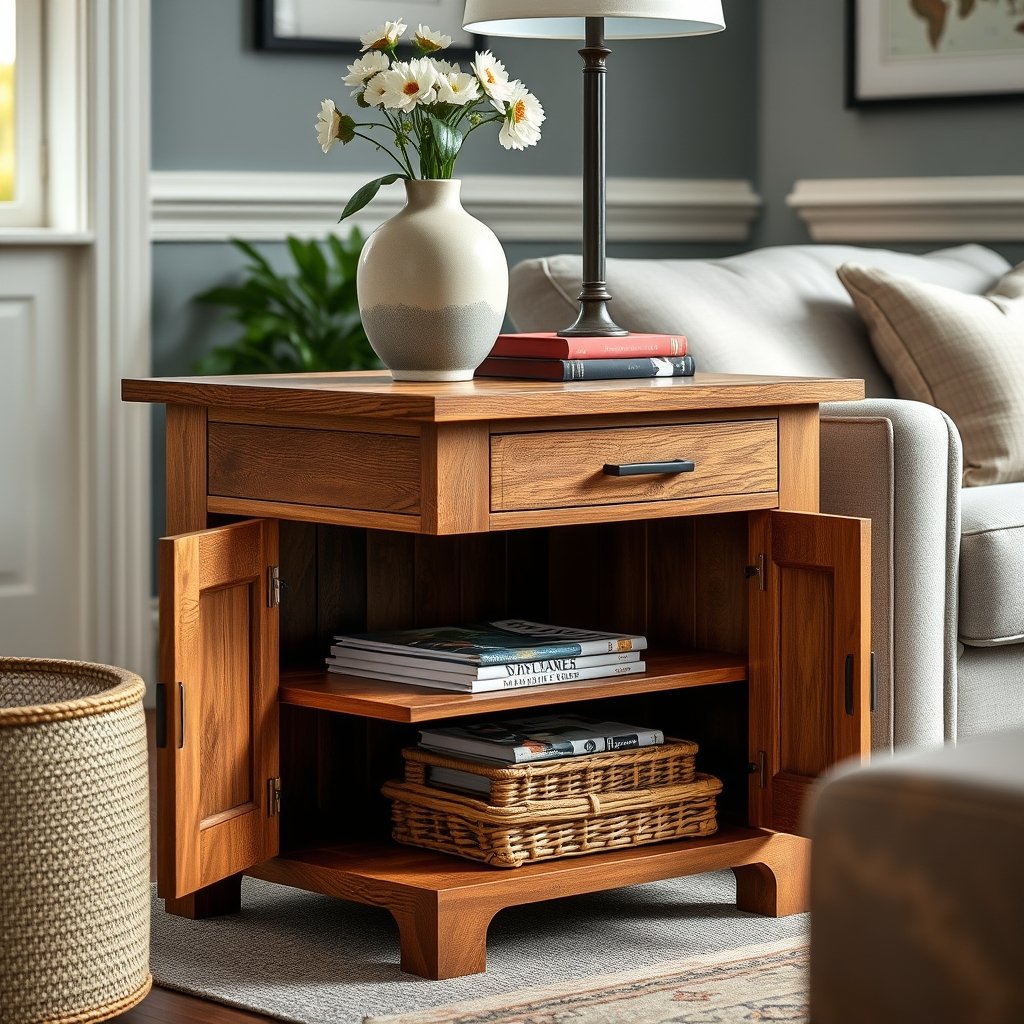 farmhouse endtable in action