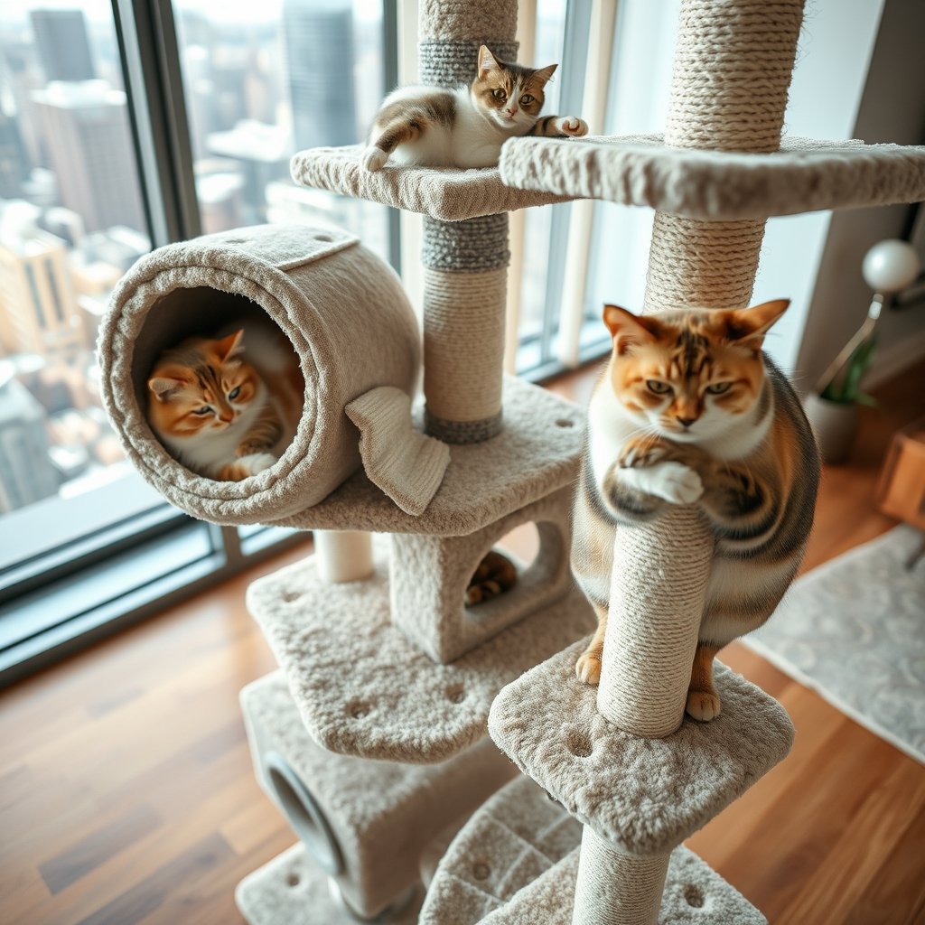 Cat Tree: 10 Ultimate Secrets For Amazing Indoor Cat Comfort In 2026 2 cat tree in action