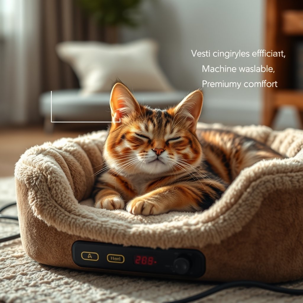 heated catbed in action